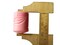 10 22mm Pink Plastic Tube Beads With Wave Design - Vintage Plastic Barbie Pink Beads